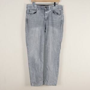 Democracy ABsolution Booty Lift Straight Leg Gray Wash Jeans Womens Sz 14